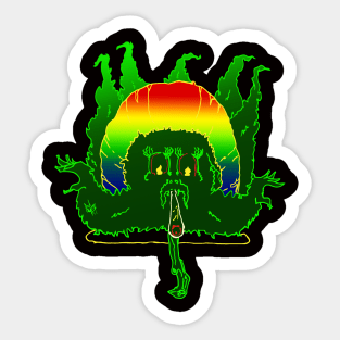 Meditation Weed Sticker